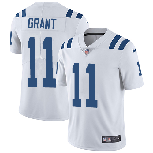 Indianapolis Colts 11 Limited Ryan Grant White Nike NFL Road Men JerseyVapor Untouchable jerseys